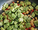 Foto del paso 6 de la receta: Ensalada de judías verdes y berenjena con mahonesa de sriracha