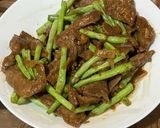 Foto langkah ke 4 dari resep Baby Buncis Daging Masak Saus Tiram.