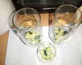 A picture of step 6 of Taragon moctail.
