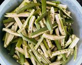 A picture of step 1 of Crispy Bhindi.