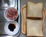 รูปขั้นตอนการทำที่ 1 ของ แซนด์วิชไส้หมูซอสหม่าล่า