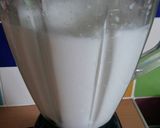 A picture of step 1 of Vickys Homemade Coconut Milk and Coconut Flour, GF DF EF SF NF.