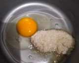 Foto langkah ke 2 dari resep Mochi Cake Coklat Lumer (1 Telur).