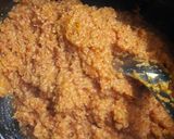 A picture of step 3 of Gajar ka halwa.