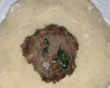A picture of step 10 of Burger stuffed potatoes bread.