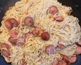 Foto del paso 4 de la receta: Fideos con Salchicha