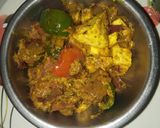 कढा़ई पनीर(kadai paneer recipe in hindi) रेसिपी चरण 3 फोटो