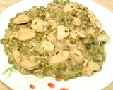 Fehérboros mustáros pulykaragu zöldborsóval és krémsajttal🫛🍸 recept fázis 4 fotója