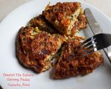 Foto langkah ke 6 dari resep 90. Omelet Mie Sakura Goreng Pedas.