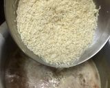 A picture of step 6 of Channy ki daal waly rice with aaloo pakora.