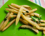 Foto del paso 3 de la receta: Milanesa al horno con panceta, morrón asado, papas fritas