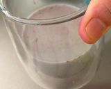 A picture of step 2 of Black Sesame Latte.