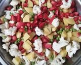 A picture of step 1 of Restaurant style Pav Bhaji.