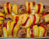 Glutén- és laktózmentes fasírozott vele sült körettel recept fázis 2 fotója