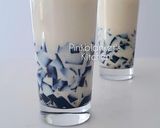 A picture of step 3 of Soy Milk and Black Grass Jelly.