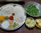 A picture of step 1 of Multi flour muthiya.