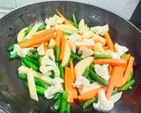 A picture of step 3 of Vegetable Kolhapuri.