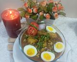A picture of step 6 of Chicken with chickpea eggs 🥚murg choly with eggs.