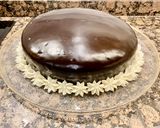 Foto del paso 11 de la receta: Pastel de zanahoria con cobertura de chocolate. (Carrot cake with chocolate topping)