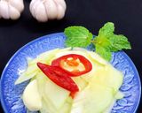 Hình bước làm 3 của món Đu Đủ Tỏi Ngâm Giấm