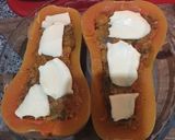 Foto del paso 5 de la receta: Zapallo relleno con queso fresco