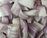 A picture of step 1 of Onion Pakodas.