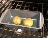 A picture of step 1 of Spicy Chorizo Twice Baked Potatoes.