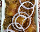 A picture of step 8 of Aloo Keema Masala in Bengali Style.