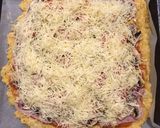 Karfiol pizza recept fázis 3 fotója