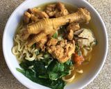 Foto langkah ke 7 dari resep Mie Ayam Ceker Bakso.