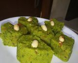 A picture of step 3 of Palak Upma.