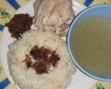 Foto langkah ke 8 dari resep 54. Nasi + Ayam Hainan (Authentic).