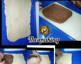 A picture of step 3 of Whole Wheat Marble bread with tangzhong technique.