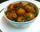 A picture of step 10 of Baby Potato Manchurian.