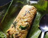 Foto langkah ke 6 dari resep Nasi bakar ayam pedas.