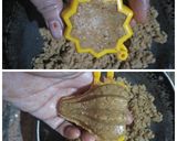 A picture of step 8 of Oats and jaggery dry fruits mix Modak.
