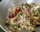 A picture of step 5 of Red Poha, Sprouts, Makhana Masala.