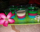Foto langkah ke 6 dari resep Puding Silky Rainbow.