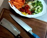 Foto del paso 1 de la receta: Comida China: Chow Fan 🇨🇳🀄🈴🥦🥕🌶️🍗🥢