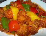 A picture of step 10 of Sweet and Sour Bell Peppers with Pork.