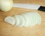 Foto del paso 2 de la receta Flan de patatas asadas con quesos variados y huevo