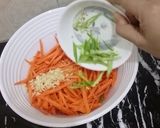 A picture of step 2 of Instant Carrot Achar.