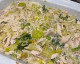 A picture of step 3 of Leftover roast chicken and leek pie.
