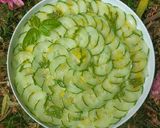 Une image de l'étape 4 de 🌸 Concombre en rosace.