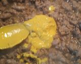 A picture of step 7 of Sloppy Joe and Potatoes on Pumpernickel.