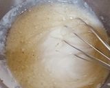 A picture of step 5 of Valentine's special Vanilla Chocolate Heart Cake / Zebra cake / Eggless cake.
