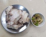 รูปขั้นตอนการทำที่ 1 ของ สามชั้นผัดพริกขี้หนู