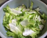 Hình bước làm 1 của món Xà lách trộn dầu giấm