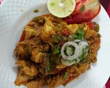 A picture of step 2 of Chicken fry karhai.