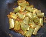 A picture of step 10 of Paneer stuffed ridge gourd/ Niramish Jhinger Dolma.